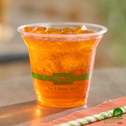 World Centric 10 oz. PLA Plastic Compostable Cold Cup - 1,000/Case