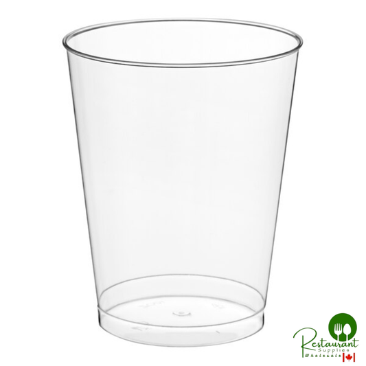 Fineline Savvi Serve 410-CL 10 oz. Tall Clear Hard Plastic Tumbler - 500/Case
