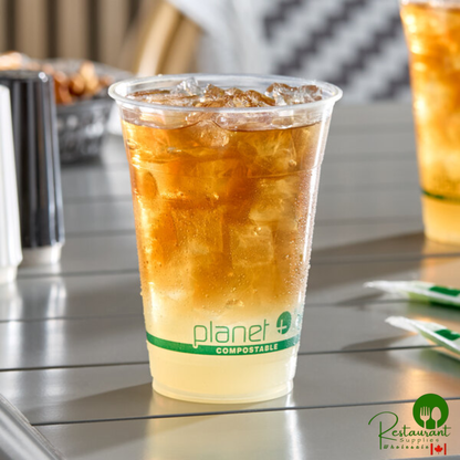 Stalk Market Planet+ PLA-16 16 oz. PLA Plastic Compostable Cold Cup - 1,000/Case