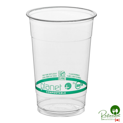 Stalk Market Planet+ PLA-20 20 oz. PLA Plastic Compostable Cold Cup - 1,000/Case