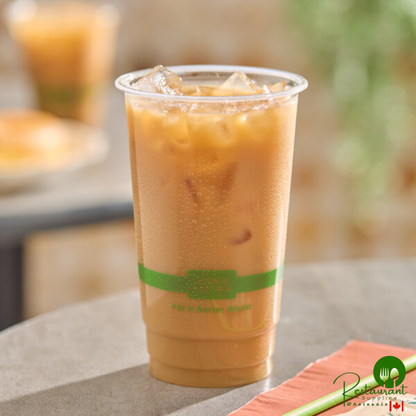 World Centric 24 oz. PLA Plastic Compostable Cold Cup - 1,000/Case