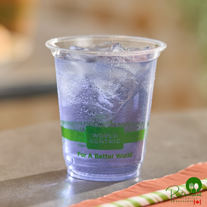 World Centric 7 oz. PLA Plastic Compostable Cold Cup - 2,000/Case