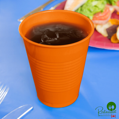 Creative Converting 28191081 16 oz. Sunkissed Orange Plastic Cup - 240/Case