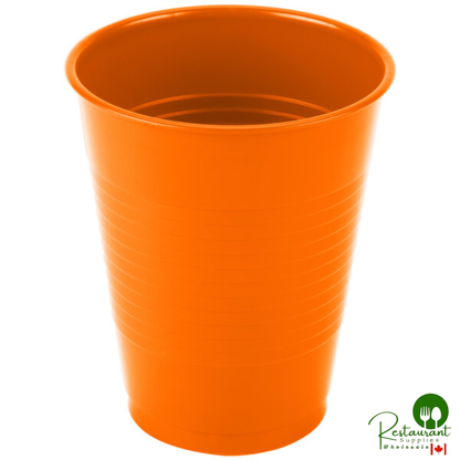Creative Converting 28191081 16 oz. Sunkissed Orange Plastic Cup - 240/Case