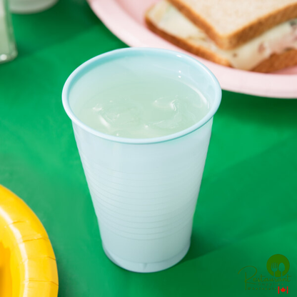 Creative Converting 28157071 12 oz. Pastel Blue Solid Plastic Cup - 240/Case