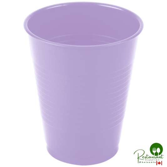 Creative Converting 28193081 16 oz. Luscious Lavender Purple Plastic Cup - 240/Case