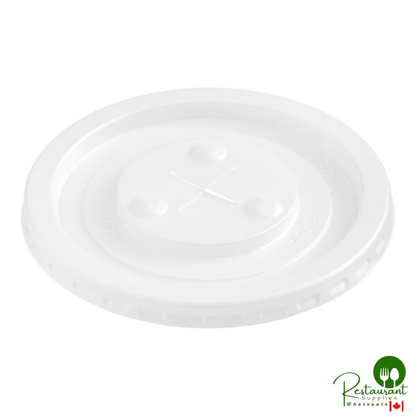 WNA Comet Frost-Flex 20 oz. and 24 oz. Translucent Lid with Straw Slot - 1,000/Case