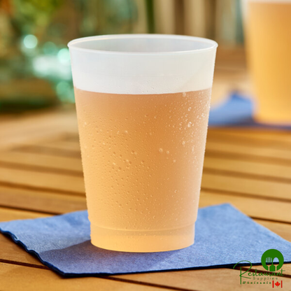 WNA Comet Frost-Flex 8 oz. Frosted Plastic Tumbler - 500/Case