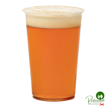 Tossware Natural 20 oz. Customizable Plant-Based PLA Plastic Arena 96 mm Cold Cup - 1,000/Case