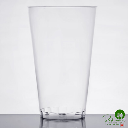 Fineline Savvi Serve 416-CL 16 oz. Tall Clear Hard Plastic Tumbler - 500/Case