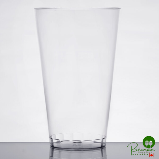 Fineline Savvi Serve 416-CL 16 oz. Tall Clear Hard Plastic Tumbler - 500/Case