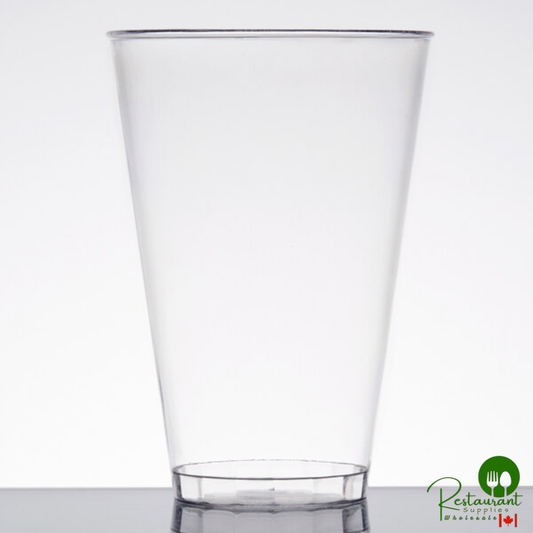 Fineline Savvi Serve 414-CL 14 oz. Tall Clear Hard Plastic Tumbler - 500/Case