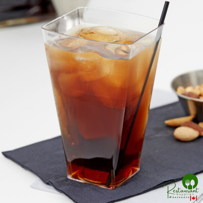 Fineline Wavetrends 1108 Clear Plastic Tumbler 8 oz. - 168/Case