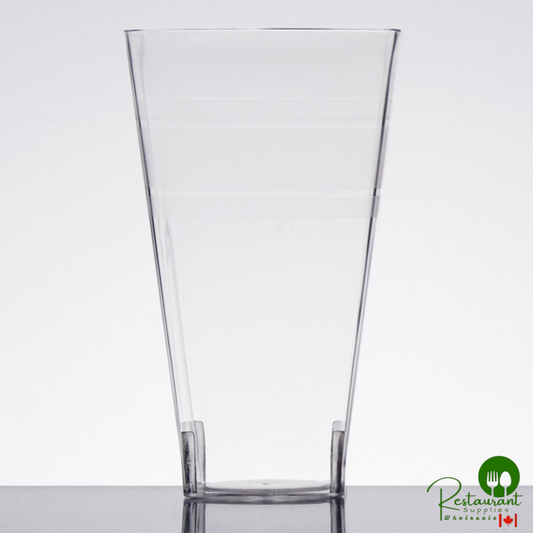 Fineline Wavetrends 1110 Clear Plastic Tumbler 10 oz. - 168/Case