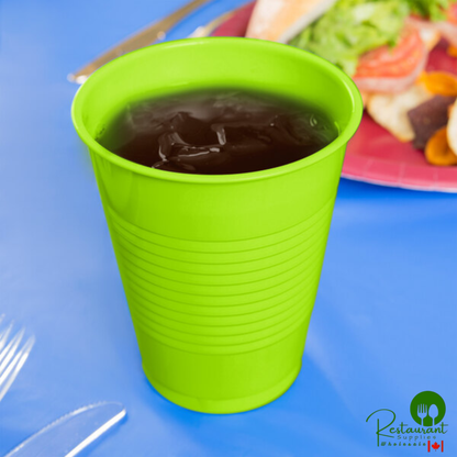 Creative Converting 28312381 16 oz. Fresh Lime Green Plastic Cup - 240/Case