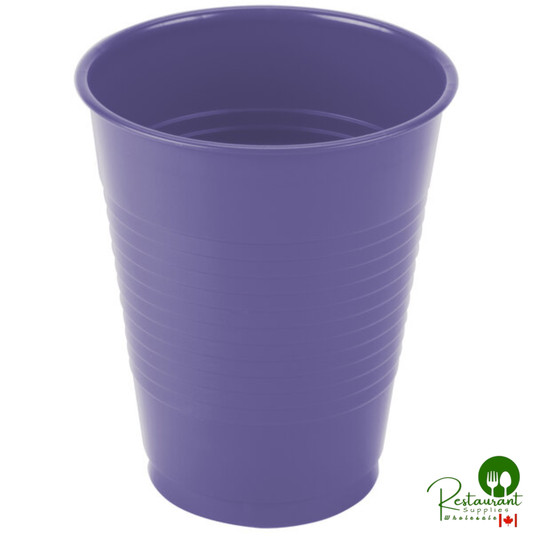 Creative Converting 28115081 16 oz. Purple Plastic Cup - 240/Case
