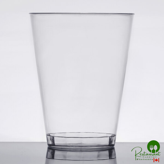 Fineline 407-CL Savvi Serve 7 oz. Tall Clear Hard Plastic Tumbler - 500/Case
