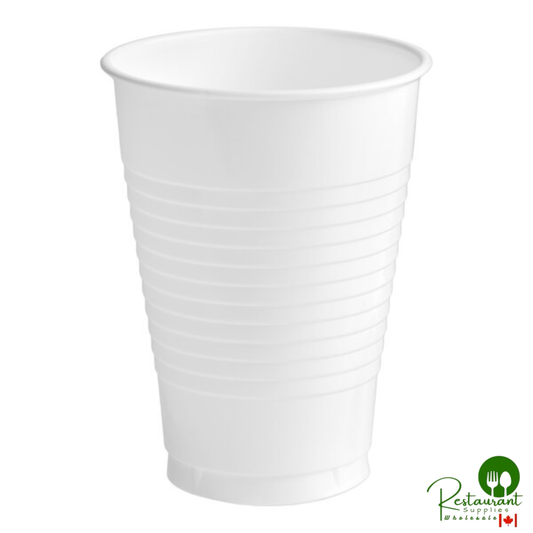 Creative Converting 28000081 16 oz. White Plastic Cup - 240/Case