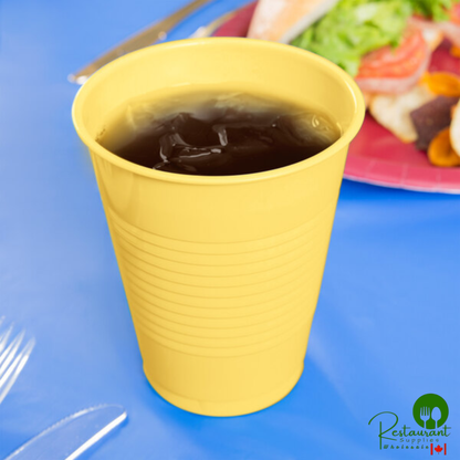 Creative Converting 28102081 16 oz. Mimosa Yellow Plastic Cup - 240/Case