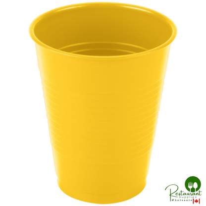 Creative Converting 28102181 16 oz. School Bus Yellow Plastic Cup - 240/Case
