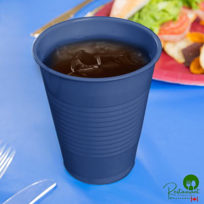Creative Converting 28113781 16 oz. Navy Blue Plastic Cup - 240/Case