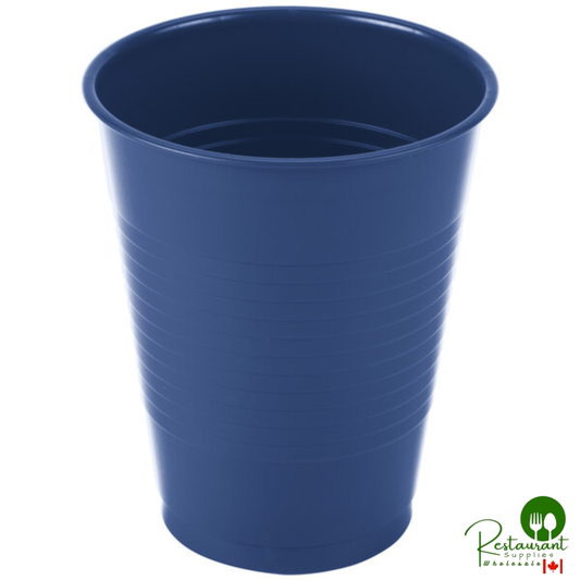 Creative Converting 28113781 16 oz. Navy Blue Plastic Cup - 240/Case