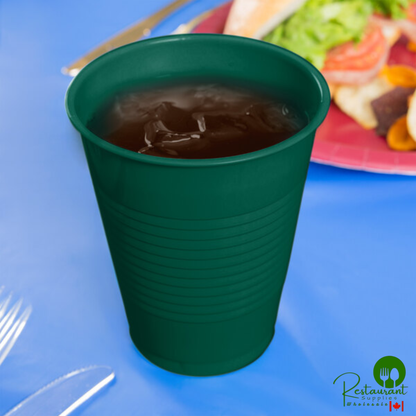 Creative Converting 28312481 16 oz. Hunter Green Plastic Cup - 240/Case