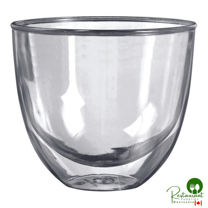 Solia 8.1 oz. Clear Double-Wall Plastic Cup - 160/Case