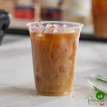 Fabri-Kal GC16S Greenware 16/18 oz. Compostable Clear Customizable Plastic Cold Cup - 1,000/Case