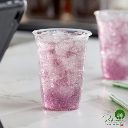 Fabri-Kal GC10 Greenware 10 oz. Compostable Clear Customizable Plastic Cold Cup - 1,000/Case
