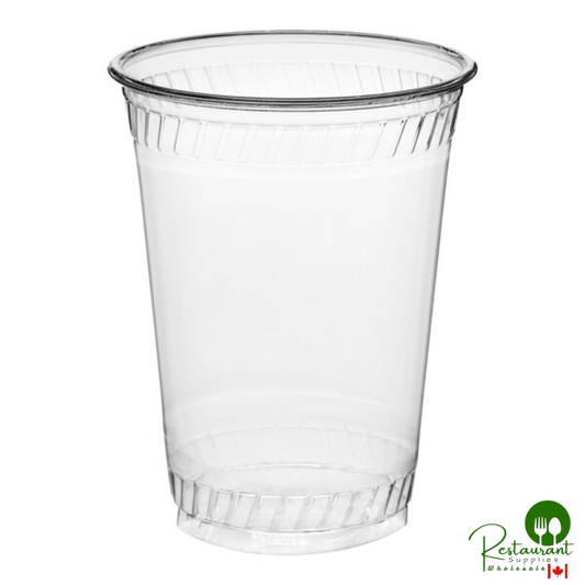 Fabri-Kal GC10 Greenware 10 oz. Compostable Clear Customizable Plastic Cold Cup - 1,000/Case