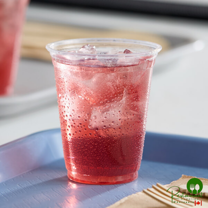 Fabri-Kal GC7 Greenware 7 oz. Compostable Clear Customizable Plastic Cold Cup - 1,000/Case