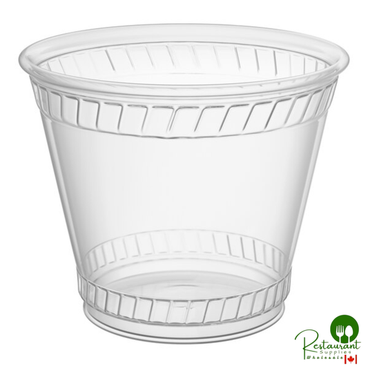 Fabri-Kal KC9OF Kal-Clear 9 oz. Squat Clear Customizable Cup - 1,000/Case