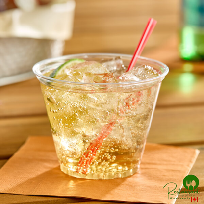 Solo Ultra Clear™ TP9R 9 oz. Clear PET Plastic Squat Cold Cup - 1,000/Case