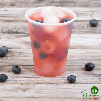 Dart Y10 Conex Galaxy 10 oz. Translucent Plastic Cold Cup - 2,500/Case