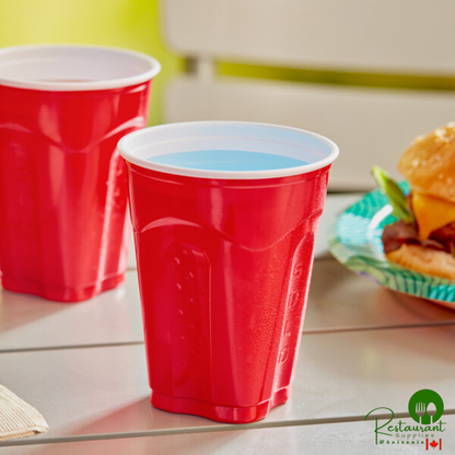 Solo Squared® 9 oz. Red Plastic Cup - 600/Case