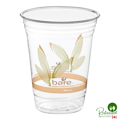 Bare by Solo RTP16DBARE Eco-Forward 16 oz. RPET Cold Cup - 1,000/Case