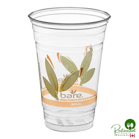 Bare by Solo RTP20BARE Eco-Forward 20 oz. RPET Cold Cup - 600/Case
