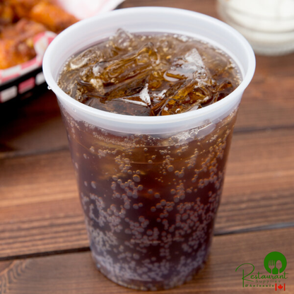 Dart P16 16 oz. Translucent Squat Plastic Cold Cup - 1,000/Case