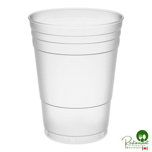 Dart P16 16 oz. Translucent Squat Plastic Cold Cup - 1,000/Case