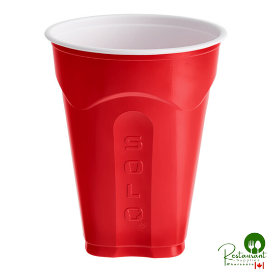 Solo Squared® 18 oz. Red Plastic Cup - 600/Case
