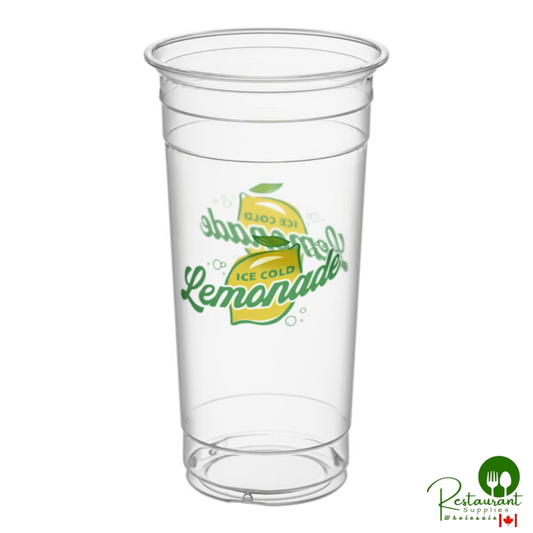 24 oz. PET Lemonade Cup By Prime - 600/Case