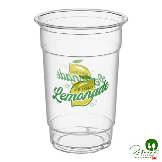 16 oz. PET Lemonade Cup By Prime - 1,000/Case