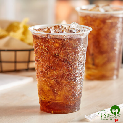 16 oz. PLA Compostable Plastic Cold Cup By Prime - 1,000/Case