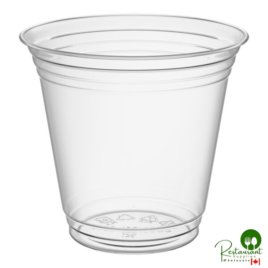 9 oz. PLA Compostable Plastic Squat Cold Cup By Prime - 1,000/Case