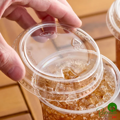 Solo 626NSL Prima PET Plastic Cold Cup Strawless Lid - 1,000/Case