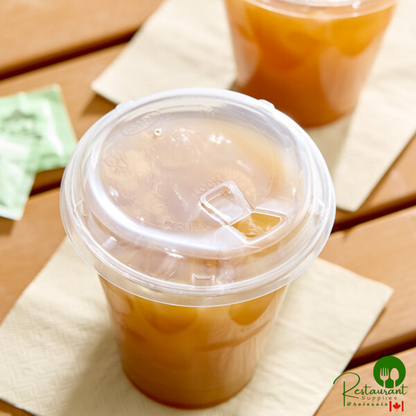 Dart Prima Clear 12-26 oz. Polypropylene Reclosable Strawless Lid - 1,000/Case