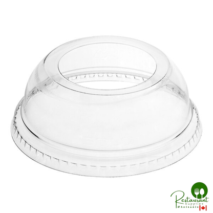 Dart DLW662 Clear Plastic Dome Lid with 2" Hole - 1,000/Case