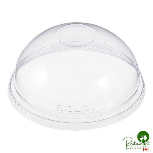 Dart Conex DNR626 Clear PET Dome Lid without Hole - 1,000/Case