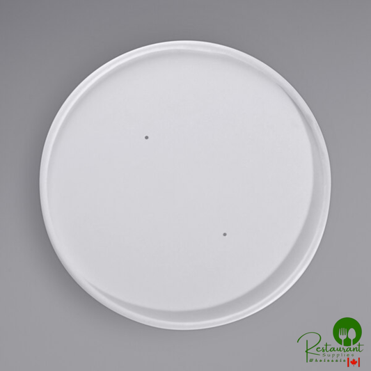 Fineline Conserveware PLA Lined Paper Lid for 8 oz. Food Containers - 500/Case